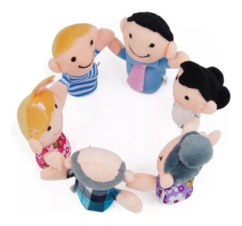 Titeres De Dedo Familia Estimulacion Temprana Niños Bebes 1