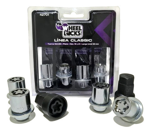 Tuerca Antirrobo Toyota Corona Rhino Wheel Locks Classic 0