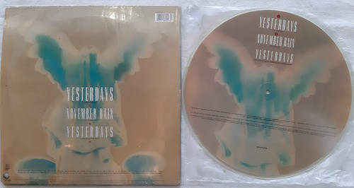 Guns'n'roses Yesterdays November Rain Picture Disc Oficial 1