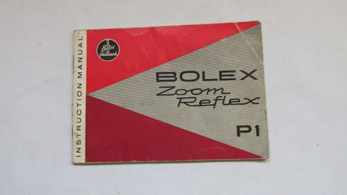 Manual Instrucciones Camara Filmadora Bolex Zoom Reflex P1 0