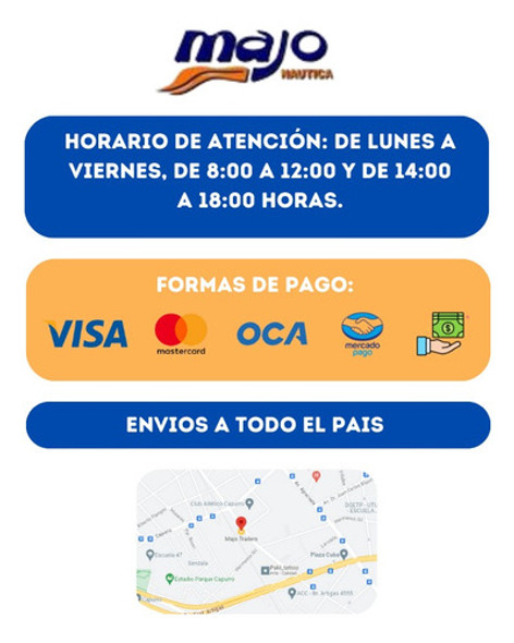 Delfinera Para Ancla Acero Inoxidable 795 X 75 X H72 Mm 1