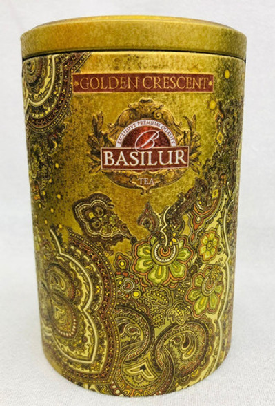 Lata Chá Basilur Dourado Crescente À Granel 100gr 0 Lata Chá Basilur Dourado Crescente À Granel 100gr 0
