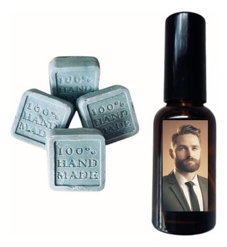 Combo Aceite Para Barba + 4 Jabones De Oliva 0
