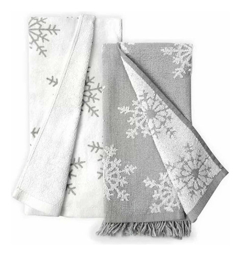 St. Nicholas Square Cozy Snowflake - Juego De Toallas De Co. 1