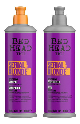 Sh + Aco Rubios 400ml Tigi Bed Head Serial Blonde 0