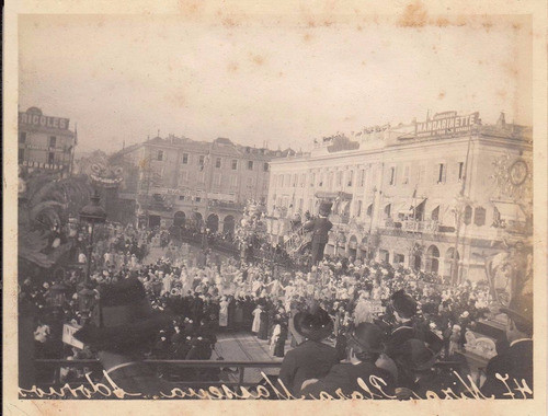 Carnaval De Niza Antigua Fotografia En Plaza Massena Vintage 0
