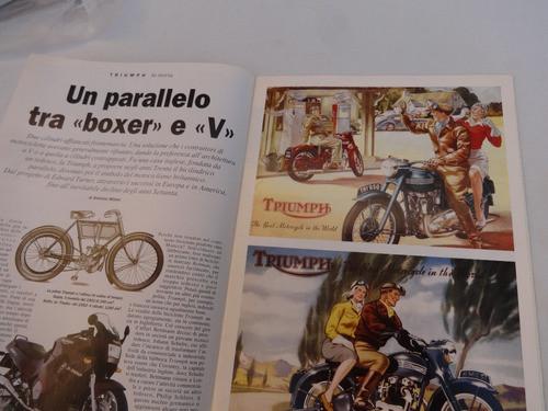 Triumph 650 Historia Moto Antigua Lote Revista Motoclassiche 1