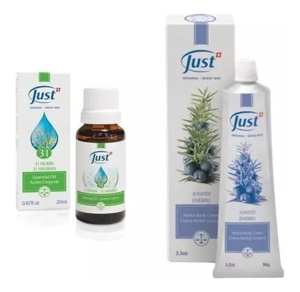 Combo Just - Oleo 31 De 20ml + Crema De Enebro 96g 0