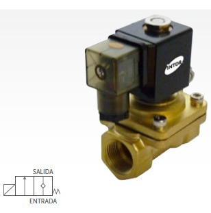 Electroválvula  Fluidos 2/2  Nc 3/4 Bsp Latón Epdm Ac 24v 0