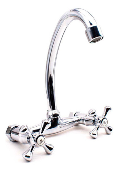 Grifo Mesada Cocina Doble Comando 15cm T/cruz Italia I Nido 0