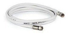 Cabo Coaxial Rg6 5mts C/ Conector Para Antena Digital 0