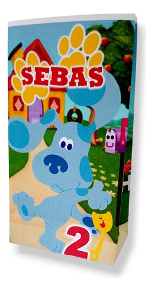 Bolsitas Sorpresita Personalizada Las Pistas De Blue 0