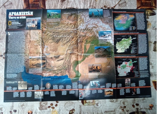 Lámina Afganistán Tierra De Crisis National Geographic 1