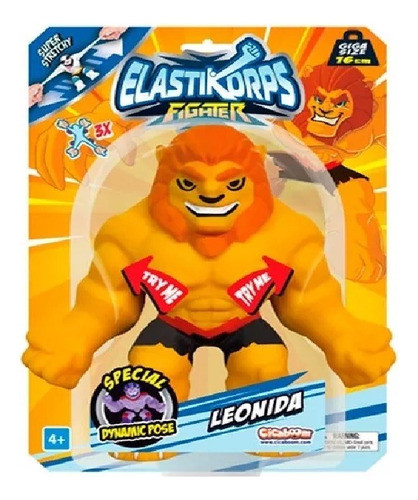 Elastikorps Fighter Leonida 16cm Super Stretchy Flexible 0