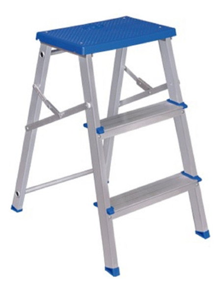 Banqueta Funcional Pleglable De Aluminio Con 3 Escalones 0