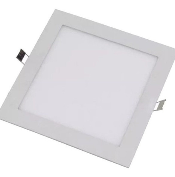 Artefacto Led 6w Cuadrado 120x120mm Embutir 3100k Nova 0