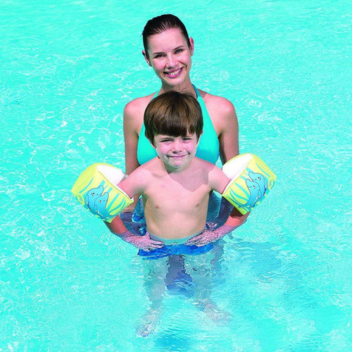 Salva Vidas Bestway Con Motivo Infantil Para Brazos 1