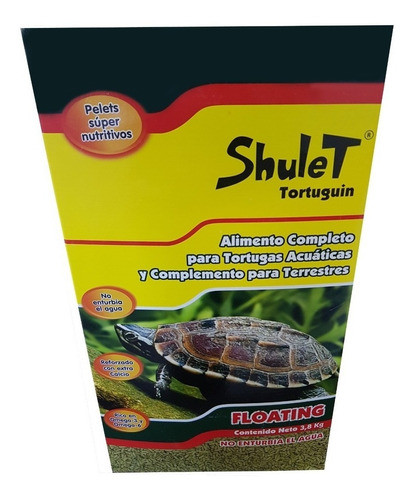 Alimento Para Tortugas Acuaticas Shulet Tortuguin 3,8 Kg 0