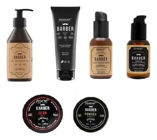 Kit Modelado Para Barba Y Pelo Primont Shampoo + Extras 0