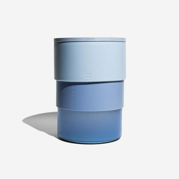 Comedero Perro Zee Bowl Ajustable - Celeste 0