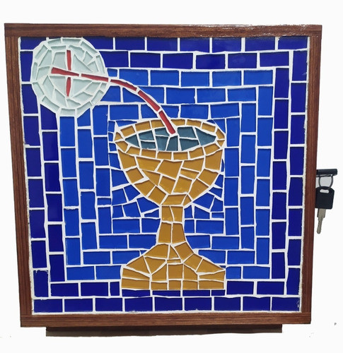 Sacrario Católico Cálice Mosaico 26x 26. 0