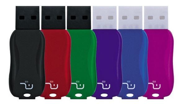 Pen Drive Multilaser Titan Colors 08gb Usb 2.0 Sortido Pd720 1