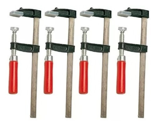 Kit Combo Prensa Sargento 50x200 Oferta 4 Unidades Tipo F 0