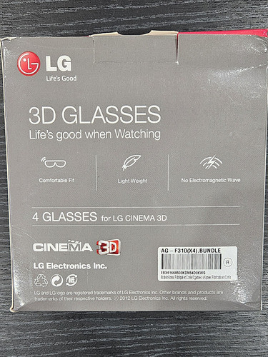 Anteojos 3d LG X4 Unid. 1