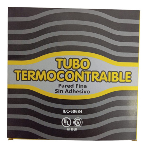 Tubo Termocontraible 3.00 Mm Bobina De 10 Metros Negro 0