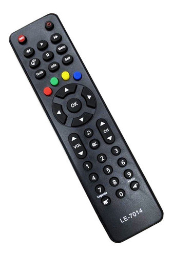 Atacado 10 Controle Oi Tv Livre Hd Ses6 Etrs35/37/38 Elsys - Le-7014 0