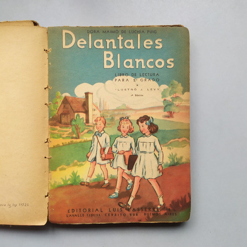 Delantales Blancos Para 2do Grado De Luchía Puig Kapelusz 1