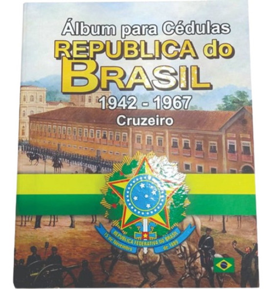 Álbum Para Cédulas Do Brasil 1942 Até 1967 Cruzeiros 0