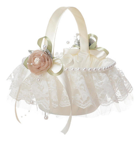 Cesta De Florista De Casamento Elegante, Símbolo Doce Para 1