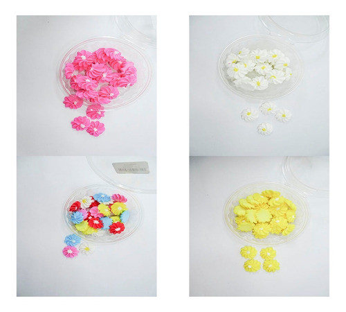 Flores De Azucar Primavera X 25 U Cotillon Sergio Once 1