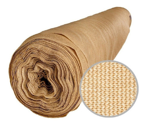 Malla De Sombra Beige 80% Sombra 4mt De Ancho K37 0