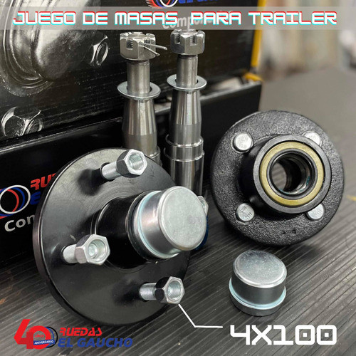 Masas Y Puntas Para Trailer 4x100 1000kg 1