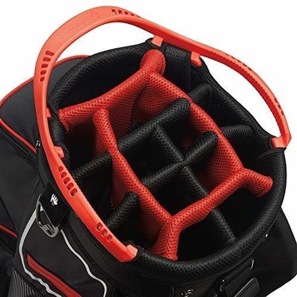 Bolsa De Golf Cart 8.0 Taylormade Black White Red 1 Bolsa De Golf Cart 8.0 Taylormade Black White Red 1