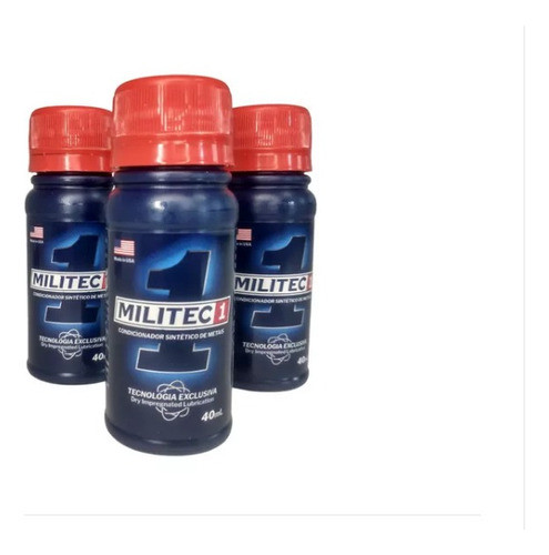 Kit 3 Militec 1 Condicionador De Metais Para Motos 40ml 0