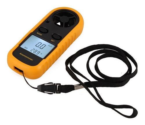 Digital Lcd Termo Anemómetro Termómetro Viento Velocidad Cal 1
