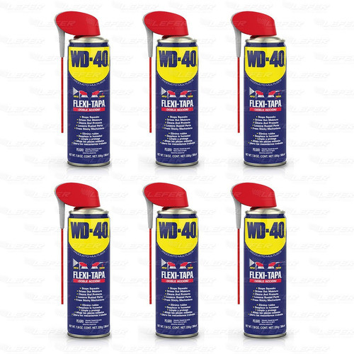 Wd-40 Lubricante Multiuso 220g Flexi Tapa Pack X 6 Unidades 0
