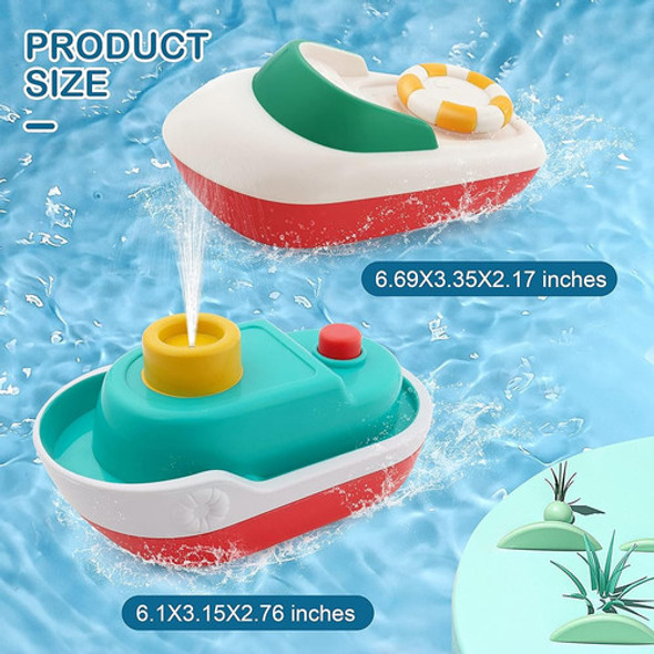 Kimstone Juguetes De Baño Barco De Baño Para Bebés Juguetes 1
