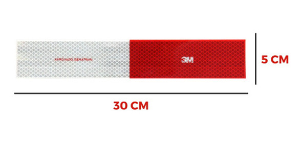 Faixa Refletiva 3m Bau Carreta Caminhão Kit Com 4 Faixas 1