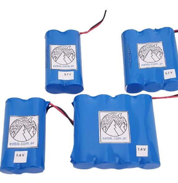 Bateria Litio 7.4 V 2500 Mah - Con Bms - Hasta 30 Watts 1