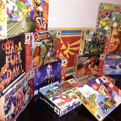 Cajas Repro Custom Nintendo 64 N64 1