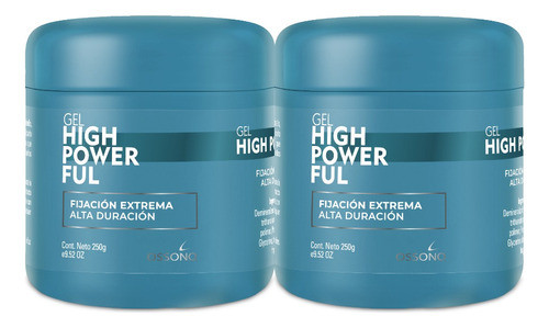 Gel Para Hombre Ossono Powerfull Extra Fijacion X250gr Kitx2 0