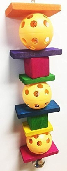 Bonka Bird Toys 1230 Ball Chewy Bird Toy Jaula De Loros Jugu 1