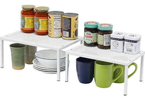 Organizador De Gabinete De Cocina Apilable Expandible Simple 0