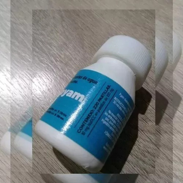Pastillas Potabilizadoras Agua Pyam Pote 220 Comprimidos 1