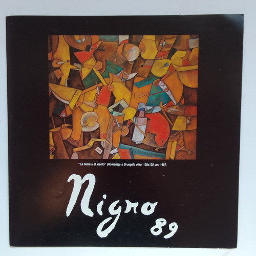 Alfredo Nigro 1989 Arte Catálogo Argentino Las Tejas 0