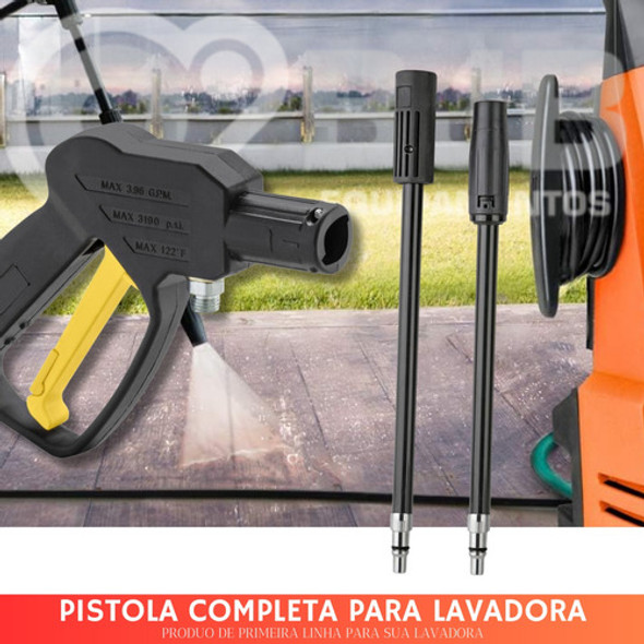 Pistola + Lança + Baioneta Para Lavadora Hyundai Hypw 110p 1